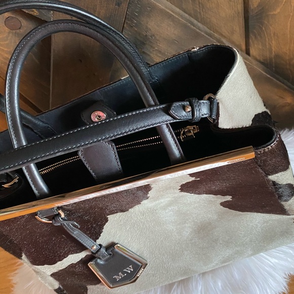 Fendi crossbody Fur 2Jour 2Way Handbag purse cow - Picture 14 of 15